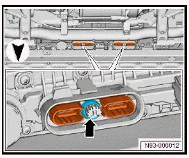 Volkswagen ID.4. Removing and installing high-voltage battery 1 [AX2], 82 kWh 