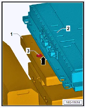 Volkswagen ID.4. Removing and installing high-voltage battery 1 [AX2], 82 kWh 