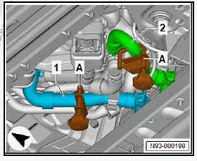 Volkswagen ID.4. Removing and installing high-voltage battery 1 [AX2], 82 kWh 