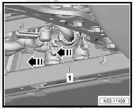 Volkswagen ID.4. Removing and installing high-voltage battery 1 [AX2], 82 kWh 