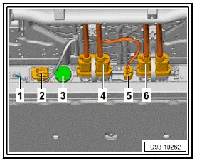 Volkswagen ID.4. Removing and installing high-voltage battery 1 [AX2], 82 kWh 