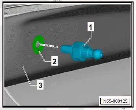 Volkswagen ID.4. Removing and installing ball stud