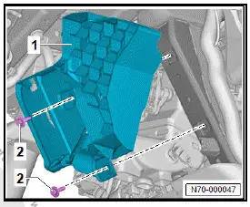 Volkswagen ID.4. Removing and installing right impact damper on driver side