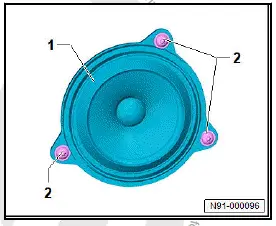 Volkswagen ID.4. Vehicles with control unit for head-up display - J898-
