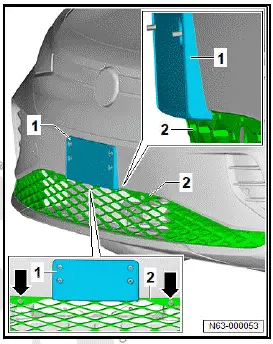 Volkswagen ID.4. Bumper cover without drillings