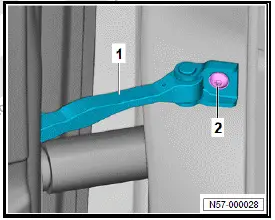Volkswagen ID.4. Removing and installing outer door seal