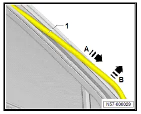 Volkswagen ID.4. Removing and installing outer door seal