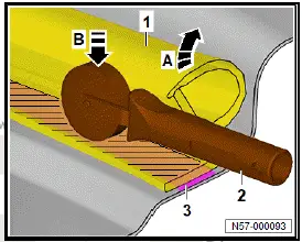 Volkswagen ID.4. Removing and installing outer door seal