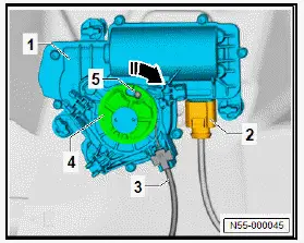 Volkswagen ID.4. Removing and installing power latching for rear lid [VX16] 