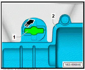 Volkswagen ID.4. Removing and installing power latching for rear lid [VX16] 