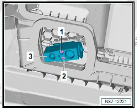 Volkswagen ID.4. Removing and installing expansion valve 