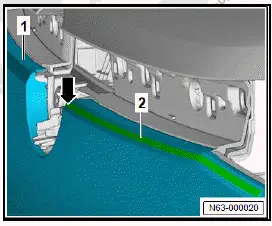 Volkswagen ID.4. Removing and installing radar sensor cover 