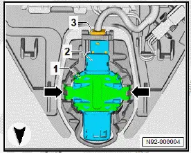 Volkswagen ID.4. Removing and installing rain and light sensor [G397] 