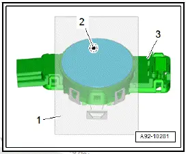 Volkswagen ID.4. Removing and installing rain and light sensor [G397] 
