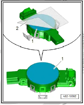 Volkswagen ID.4. Removing and installing rain and light sensor [G397] 