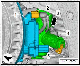 Volkswagen ID.4. Removing and installing rear axle