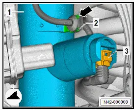 Volkswagen ID.4. Removing and installing rear axle