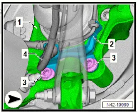 Volkswagen ID.4. Removing and installing rear axle