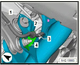 Volkswagen ID.4. Removing and installing rear axle