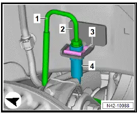 Volkswagen ID.4. Removing and installing rear axle