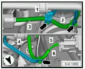 Volkswagen ID.4. Removing and installing rear axle