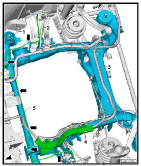 Volkswagen ID.4. Removing and installing rear axle