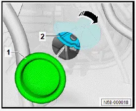 Volkswagen ID.4. Removing and installing rear exterior door handle [EX8]/[EX9] 