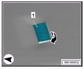 Volkswagen ID.4. Removing and installing rear interior light/reading light 