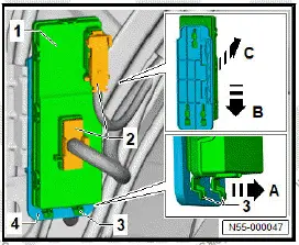 Volkswagen ID.4. Models with bracket for control unit