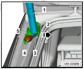 Volkswagen ID.4. Removing and installing rear lid drive unit [VX69]/[VX77]