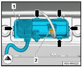 Volkswagen ID.4. Removing and installing rear lid handle 