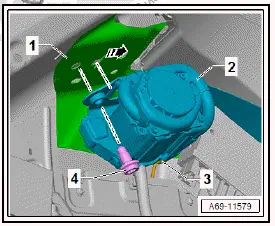 Volkswagen ID.4. Removing and installing rear outer three-point seat belt