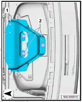 Volkswagen ID.4. Removing and installing skid plate