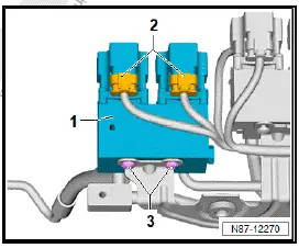 Volkswagen ID.4. Removing and installing, version B