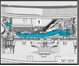 Volkswagen ID.4. Removing and installing refrigerant pressure and temperature sender G395