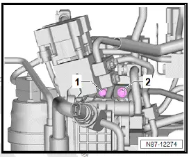 Volkswagen ID.4. Removing and installing, version B
