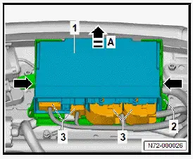 Volkswagen ID.4. Removing and installing seat adjustment control unit 