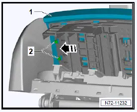Volkswagen ID.4. Removing and installing seat depth adjuster 