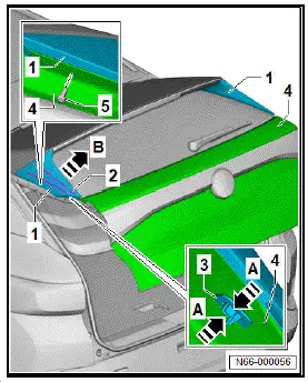 Volkswagen ID.4. Removing and installing side spoiler