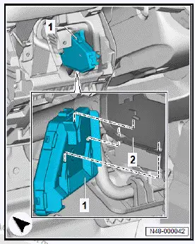 Volkswagen ID.4. Removing and installing steering column