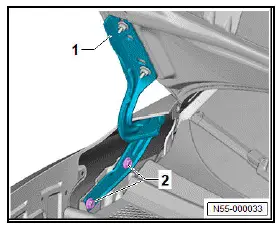 Volkswagen ID.4. Removing and installing hinge