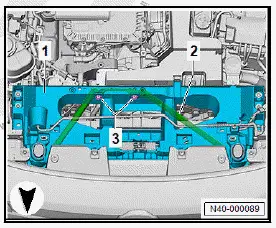 Volkswagen ID.4. Removing and installing subframe with motor, all-wheel drive