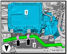 Volkswagen ID.4. Removing and installing subframe with motor, all-wheel drive