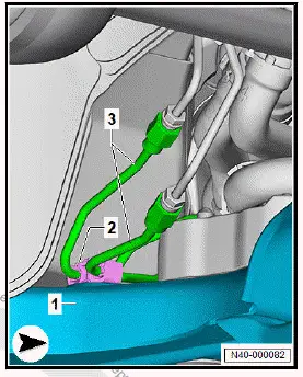 Volkswagen ID.4. Removing and installing subframe with motor, all-wheel drive