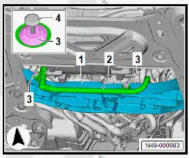 Volkswagen ID.4. Removing and installing subframe with motor, all-wheel drive