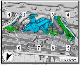Volkswagen ID.4. Removing and installing subframe with motor, all-wheel drive