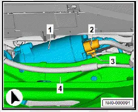 Volkswagen ID.4. Removing and installing subframe with motor, all-wheel drive
