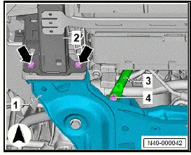 Volkswagen ID.4. Removing and installing subframe with motor, all-wheel drive