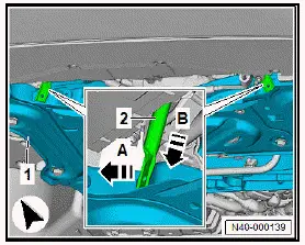 Volkswagen ID.4. Removing and installing subframe with motor, all-wheel drive