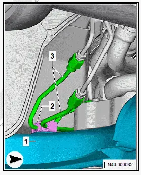 Volkswagen ID.4. Removing and installing subframe with steering rack, rear wheel drive